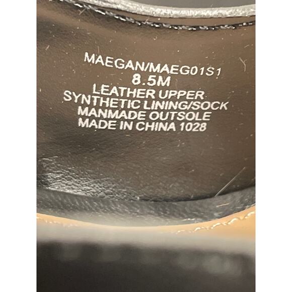 STEVE MADDEN MAEGAN BLACK PATENT Size 8.5M - Picture 8 of 10